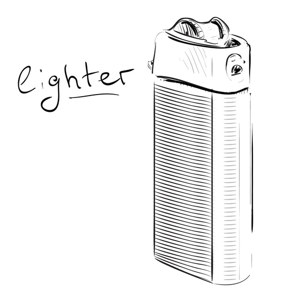 Lighter cartoon icon — Stock Vector