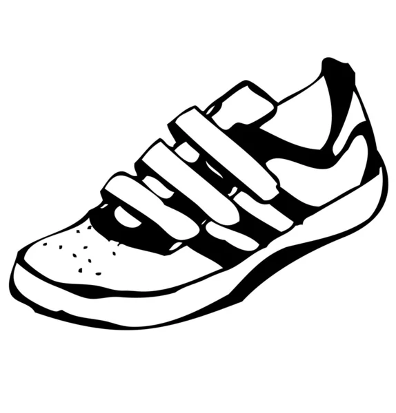 Tekenfilm sportschoenen schoen — Stockvector
