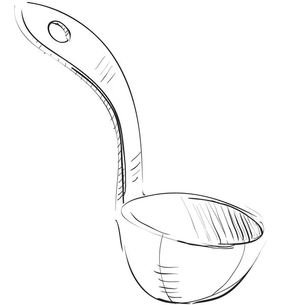 Louche à soupe — Image vectorielle