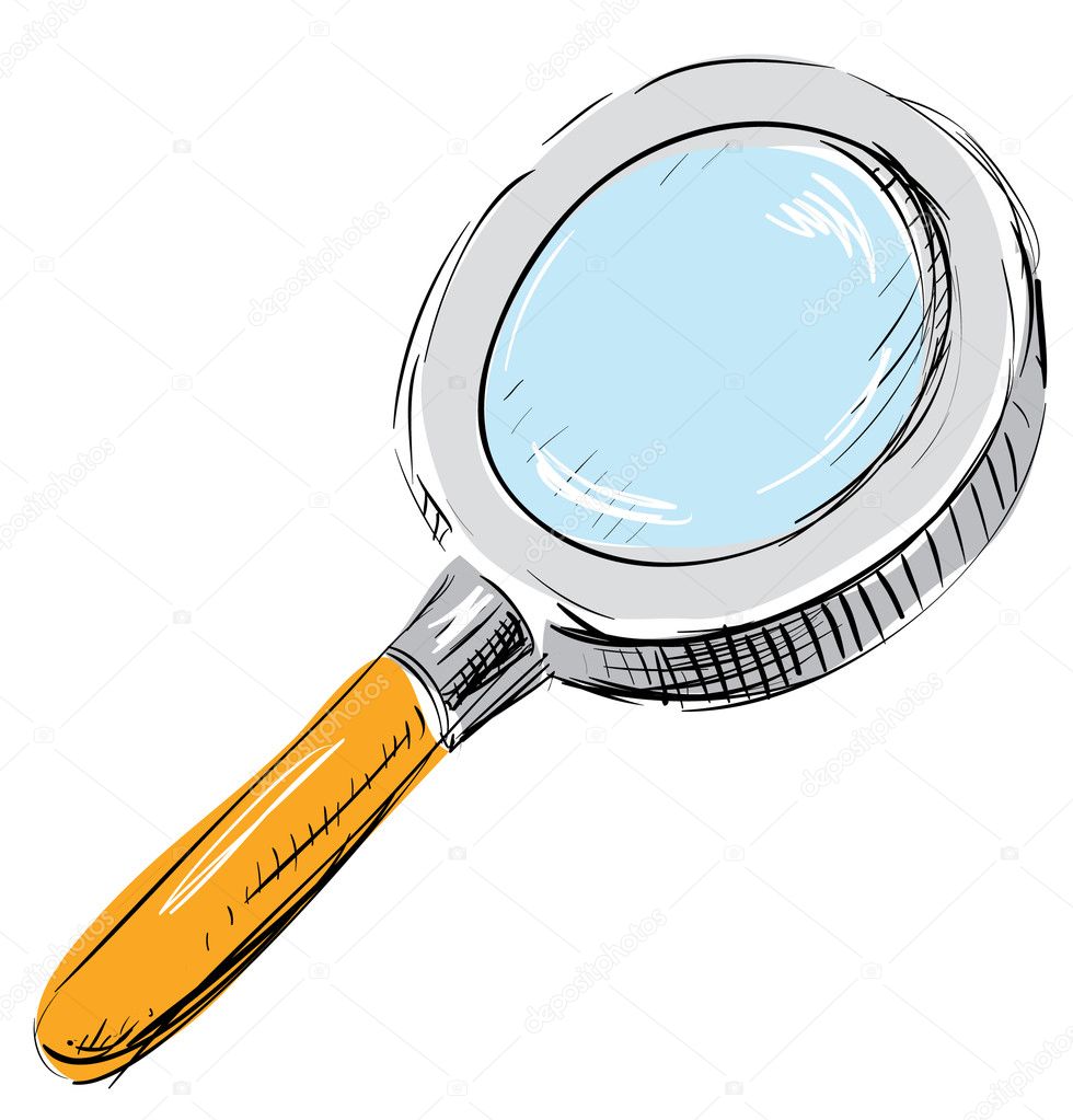 Magnifying glass Stock Vector by ©tuulijumala 11542069