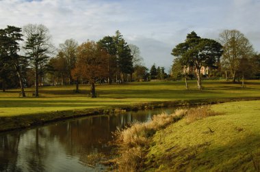 nehir ile yeşil park