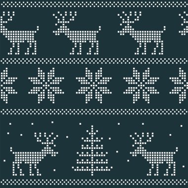 Seamless nordic pattern clipart