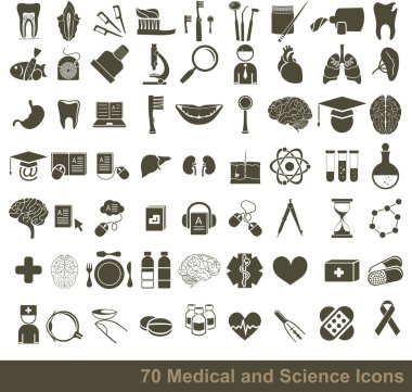 Medical icons clipart