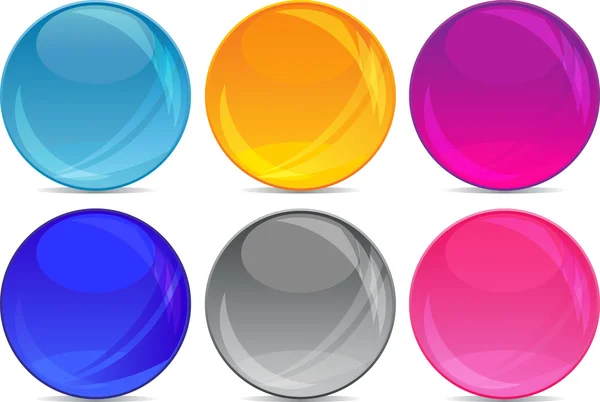 Shiny ball icon background — Stock Vector