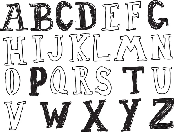 Англійський алфавіт — стоковий вектор