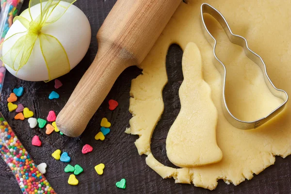Easter bunny cookies. — Stock Photo, Image