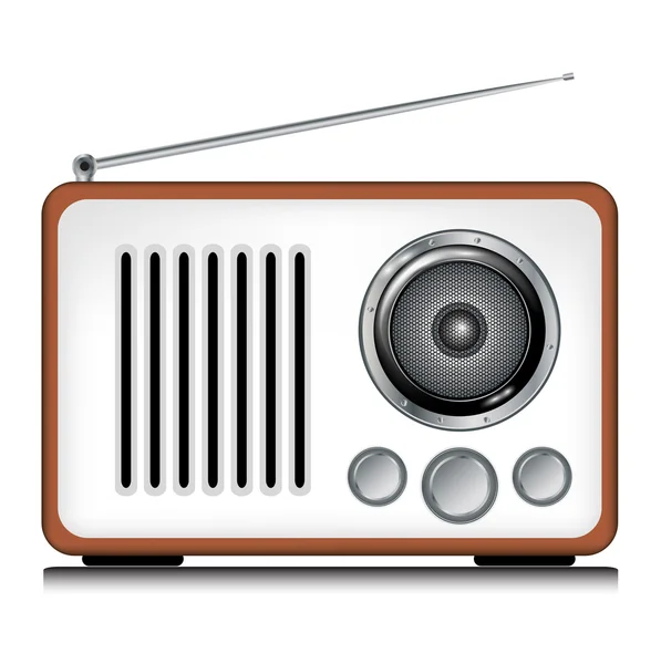 Lecteur radio rétro — Image vectorielle