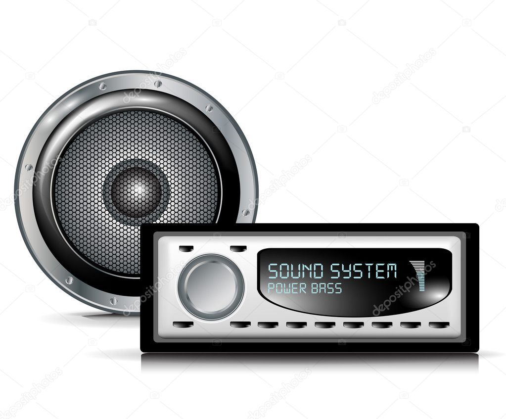 Speaker and car audio player