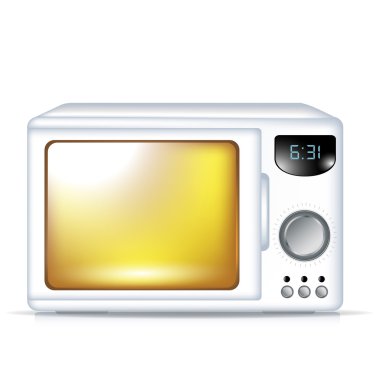 Microwave oven clipart