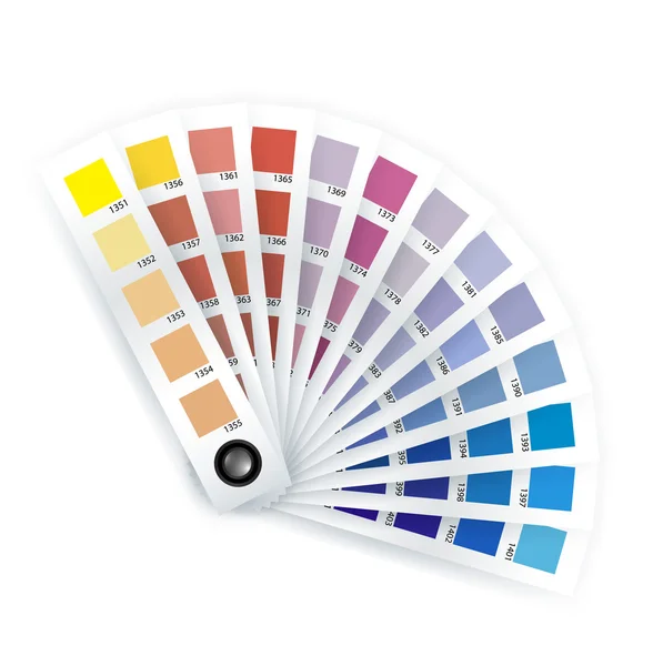 Artículo de impresión; selector de color — Vector de stock