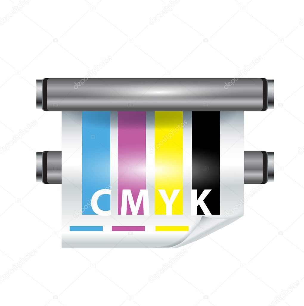 Color printer icon