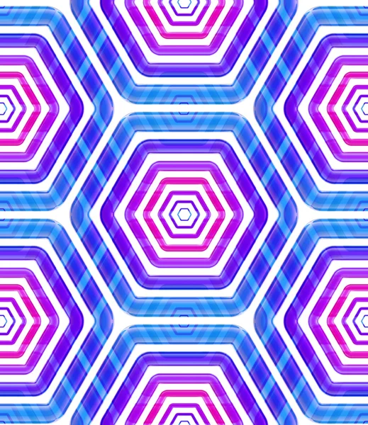 Naadloze abstracte textuur gemaakt van zeshoeken — Stockfoto