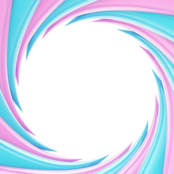 Marco circular abstracto hecho de elementos ondulados — Foto de Stock