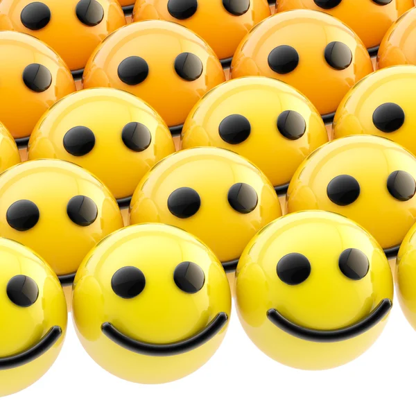 Glänzende Smiley Gesicht Hintergrund — Stockfoto