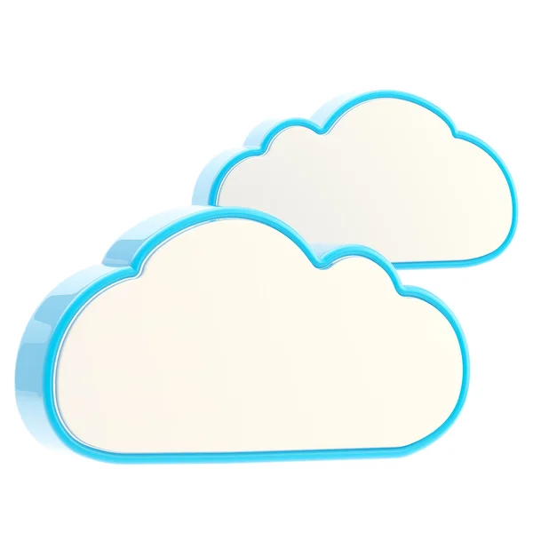 Cloud computing technológia ikon — Stock Fotó