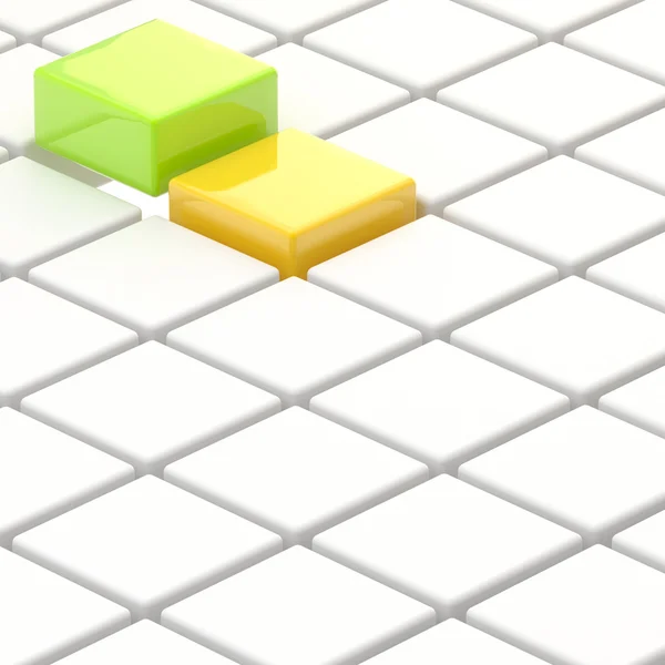 Abstract background made of cubes — Stock Photo, Image