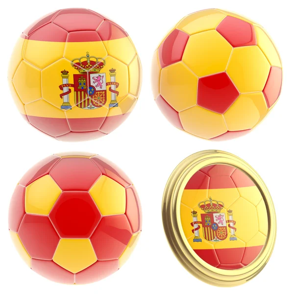 stock image Spain football team attributes isolated