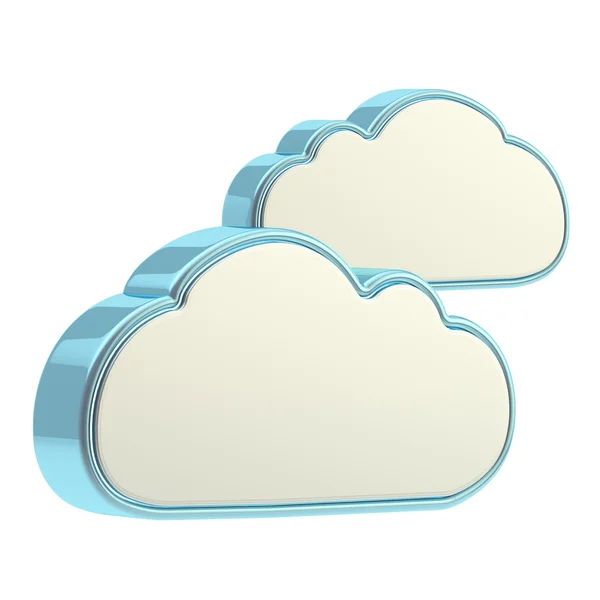 Icono de tecnología de computación en nube —  Fotos de Stock