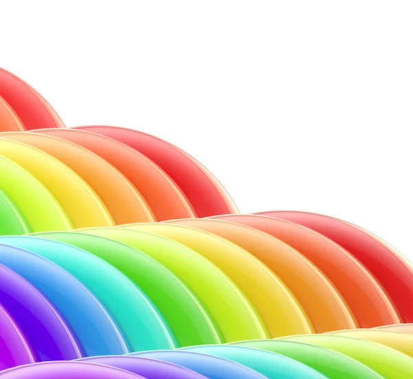 Fondo abstracto hecho de rayas de arco iris — Foto de Stock