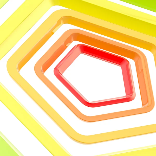 Абстрактный фон из пятиугольников — стоковое фото