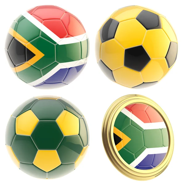 stock image South Africa football team attributes isolated