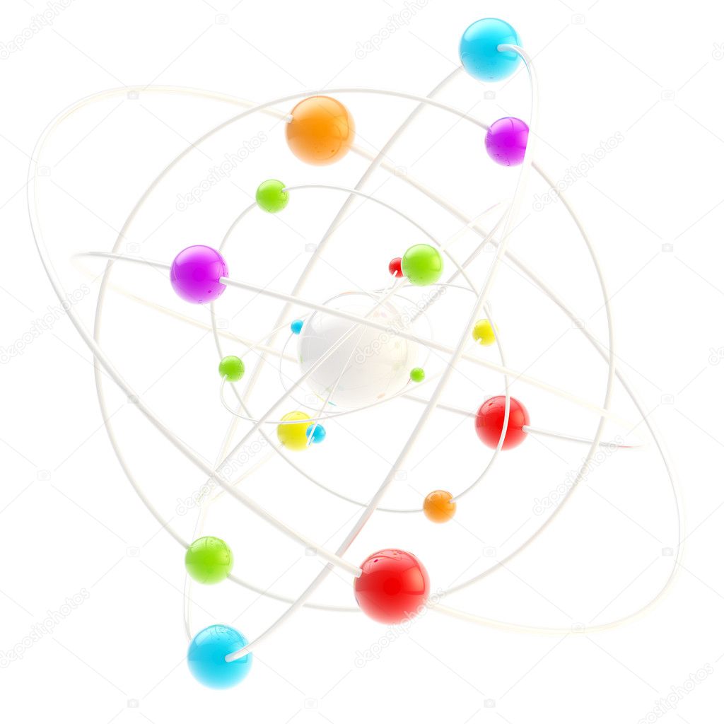 Science symbol as a complex molectule