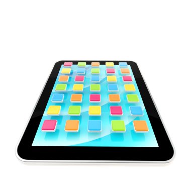 Mobil pad bilgisayar uygulamalar ile