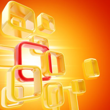 Işık kırmızı turuncu boşaltmak arka plan