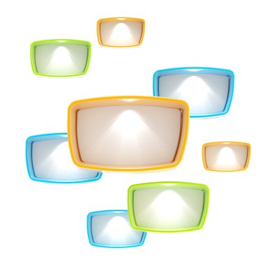 Lightboxes copyspace abstract background clipart