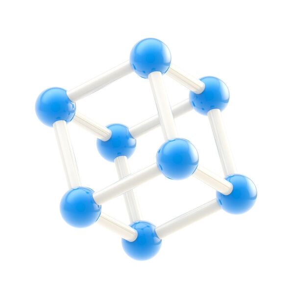 Chemistry and science symbol isolated