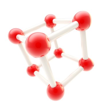 Chemistry and science symbol isolated clipart