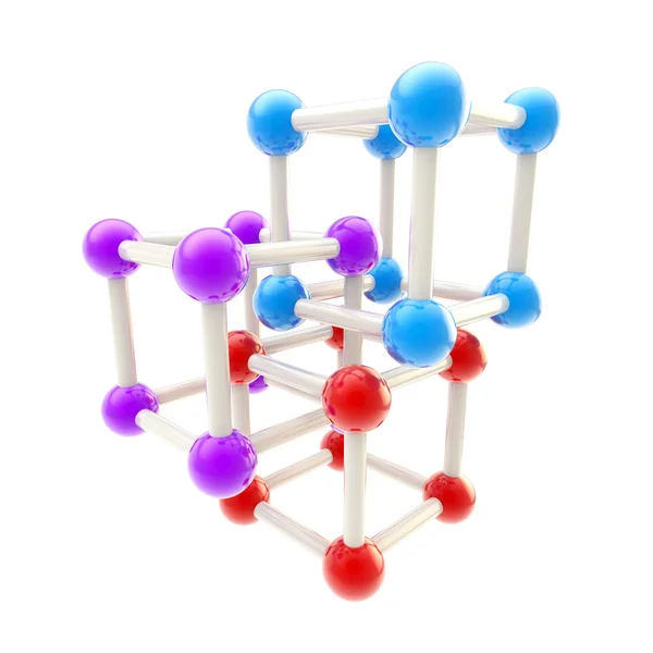 Chemie und Wissenschaftssymbol isoliert — Stockfoto