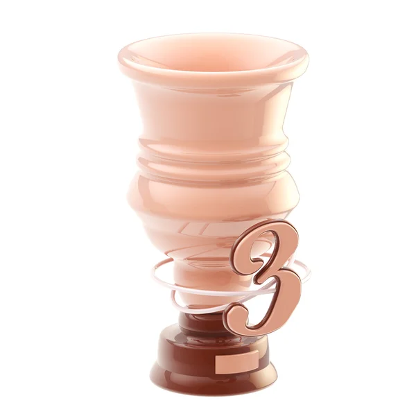 Icon-like goblet for the third place — Stock Photo, Image