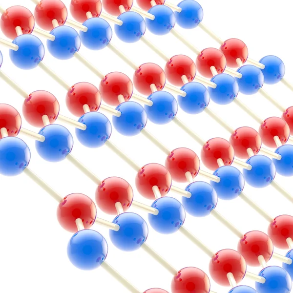 分子構造や社会的ネットワークとしての球 — ストック写真