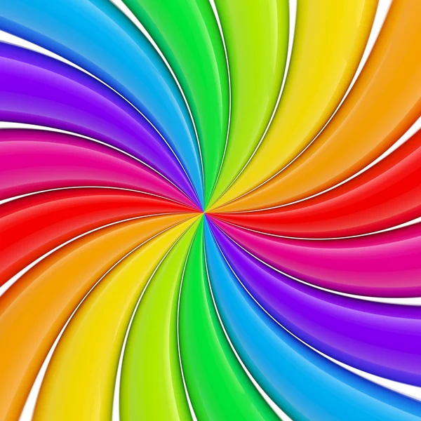Fondo de rayas retorcidas arco iris abstracto — Foto de Stock