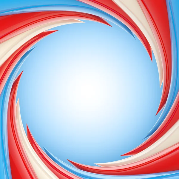 Circular abstract frame made of wavy elements — Stock Photo, Image