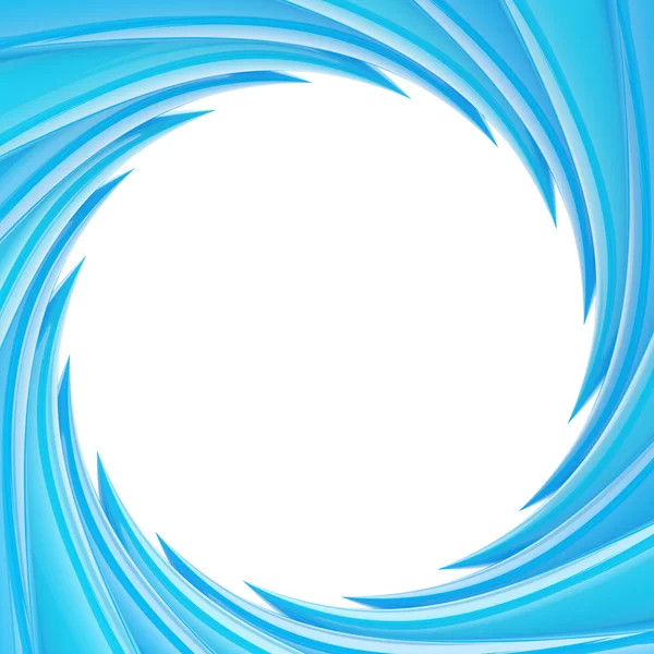 Marco circular abstracto hecho de elementos ondulados —  Fotos de Stock