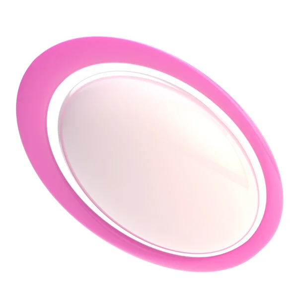 Izole parlak boş düğme tasarım şablonu — Stok fotoğraf