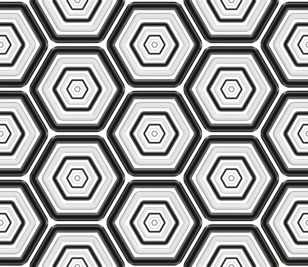 Textura de fondo de hexágonos abstractos sin costuras — Foto de Stock