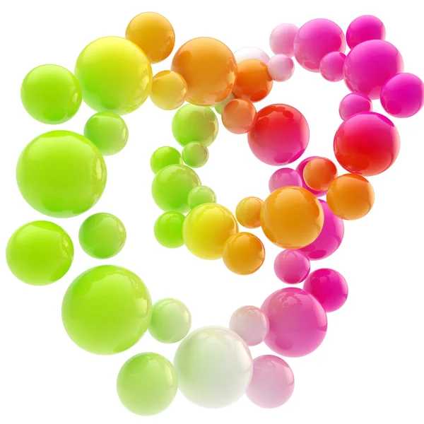 Abstract background made of spheres — Stock Photo, Image
