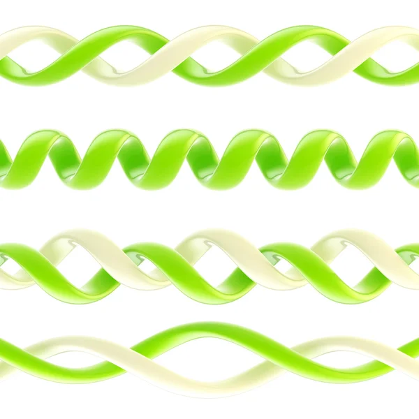 Spirale ornamento di design in plastica lucida — Foto Stock