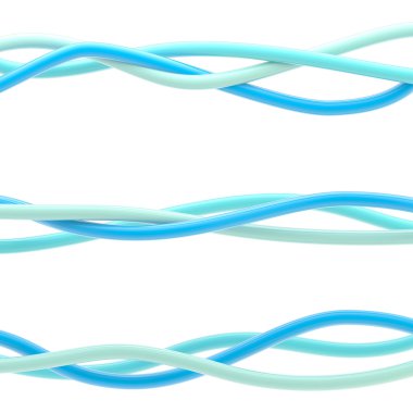 Spiral parlak plastik tasarım süsler ve Kenarlıklar