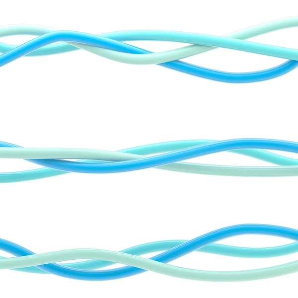 Spiralförmig glänzende Kunststoff-Design Ornamente und Bordüren — Stockfoto