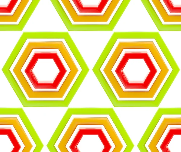 六角形のシームレスな背景テクスチャ — ストック写真