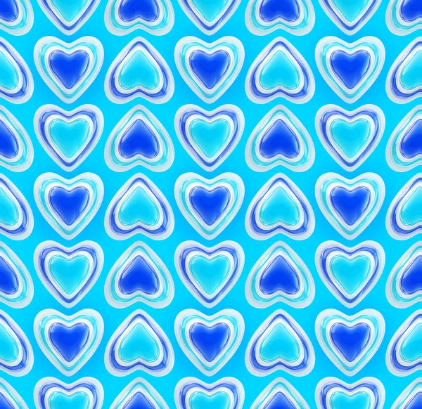 Sevgi kalpleri yapılmış sorunsuz arka plan dokusu — Stok fotoğraf
