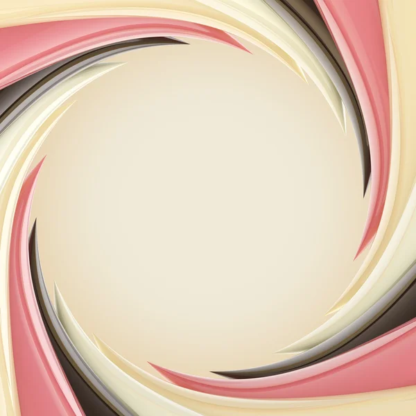 Cadre abstrait circulaire en éléments ondulés — Photo