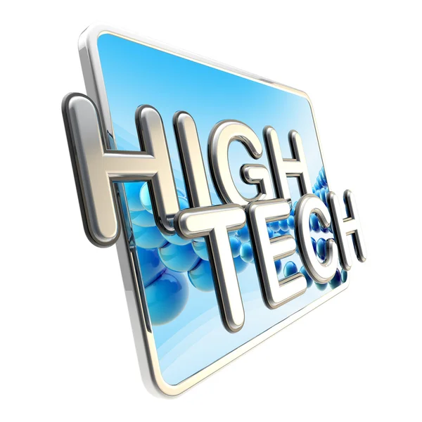 High tech ikona na białym tle — Zdjęcie stockowe