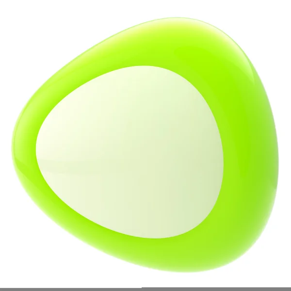 Modelo de design de botão em branco brilhante isolado — Fotografia de Stock