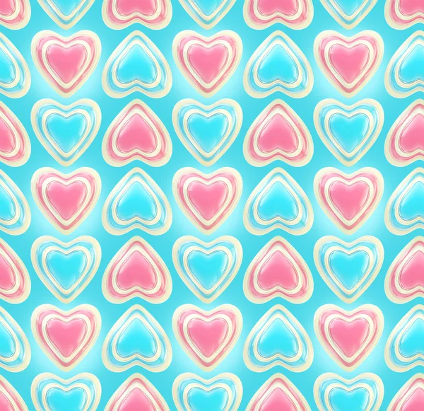 Naadloze achtergrond textuur gemaakt van liefde hart — Stockfoto