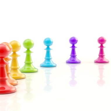 Light copyspace chess background clipart